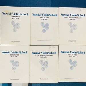 Vintage Suzuki Violin School Volumes 1-9 + Piano 2&3